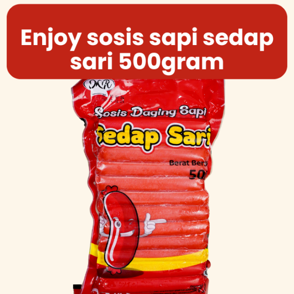 ENJOY SOSIS SAPI SEDAP SARI ISI 25